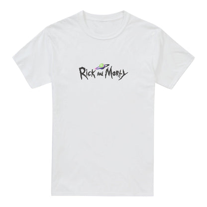 White - Front - Rick And Morty Mens T-Shirt