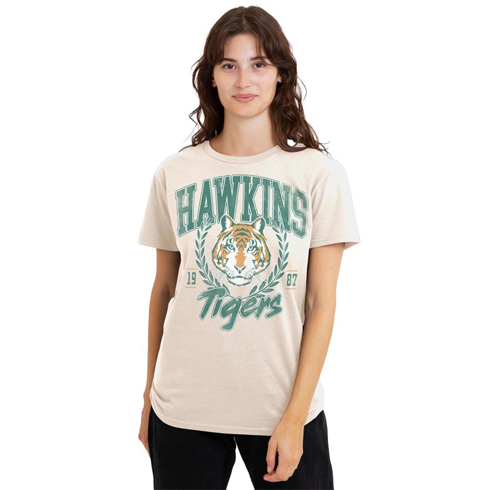 Natural - Lifestyle - Stranger Things Womens-Ladies Tiger Laurel T-Shirt