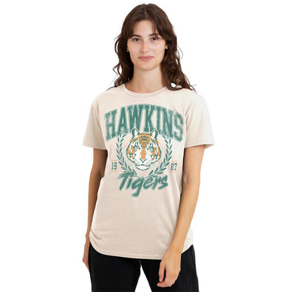 Natural - Lifestyle - Stranger Things Womens-Ladies Tiger Laurel T-Shirt