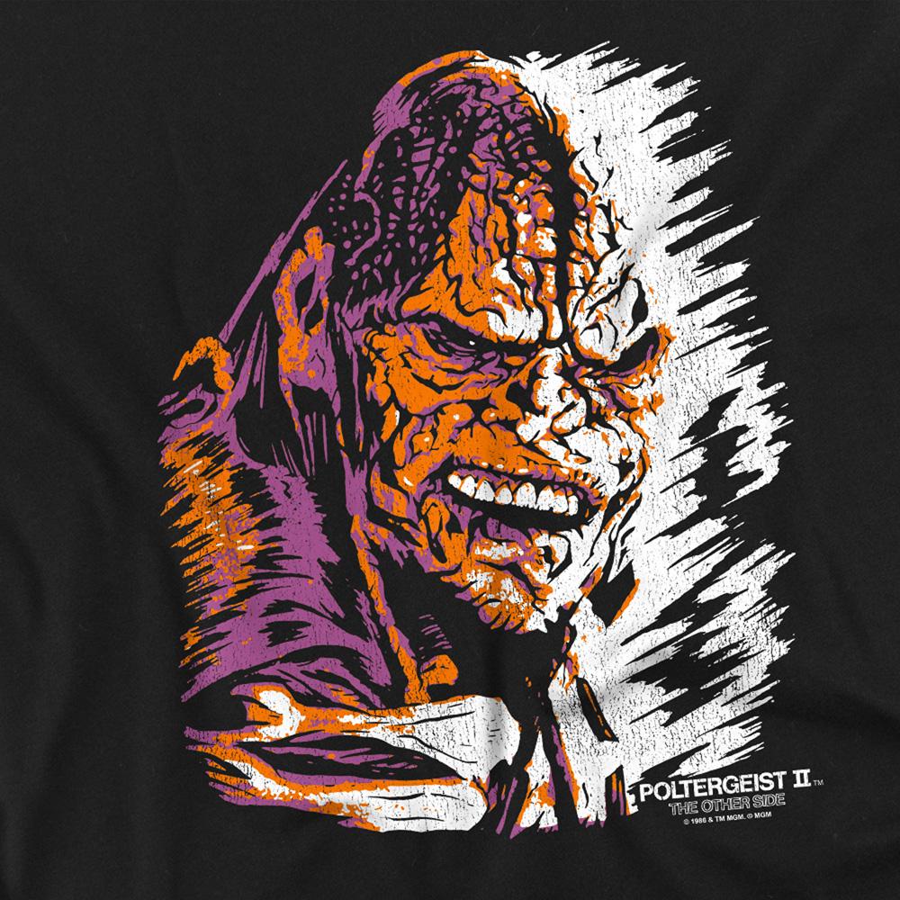 Black - Side - Poltergeist Unisex Adult Kane T-Shirt