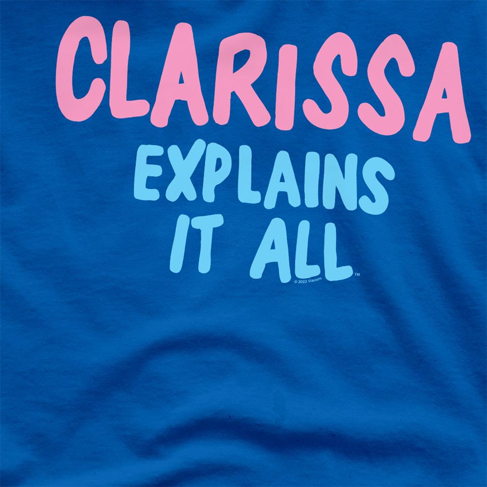 Royal Blue - Side - Clarissa Explains It All Unisex Adult Two Tone T-Shirt