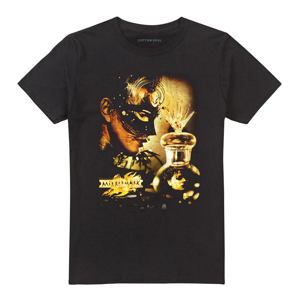 Black - Front - MirrorMask Unisex Adult Trapped T-Shirt