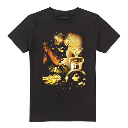 Black - Front - MirrorMask Unisex Adult Trapped T-Shirt
