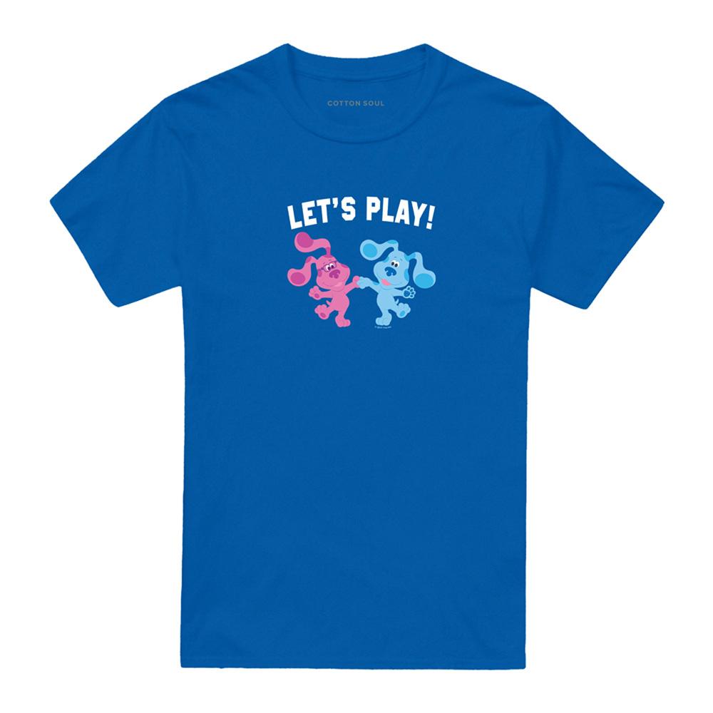 Royal Blue - Front - Blue´s Clues & You! Unisex Adult Let´s Play T-Shirt