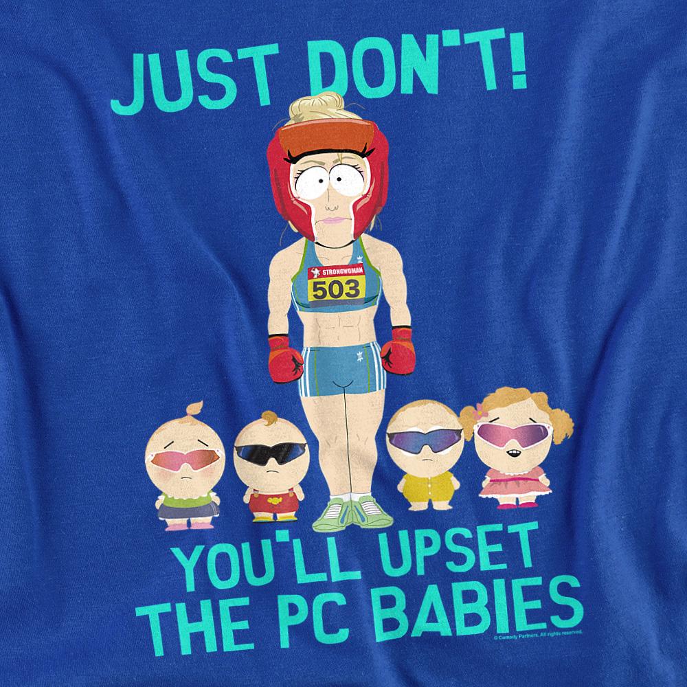 Royal Blue - Side - South Park Unisex Adult PC Babies T-Shirt