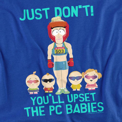 Royal Blue - Side - South Park Unisex Adult PC Babies T-Shirt