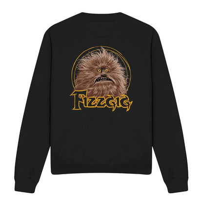 Black - Front - Dark Crystal Unisex Adult Fizzgig Sweatshirt