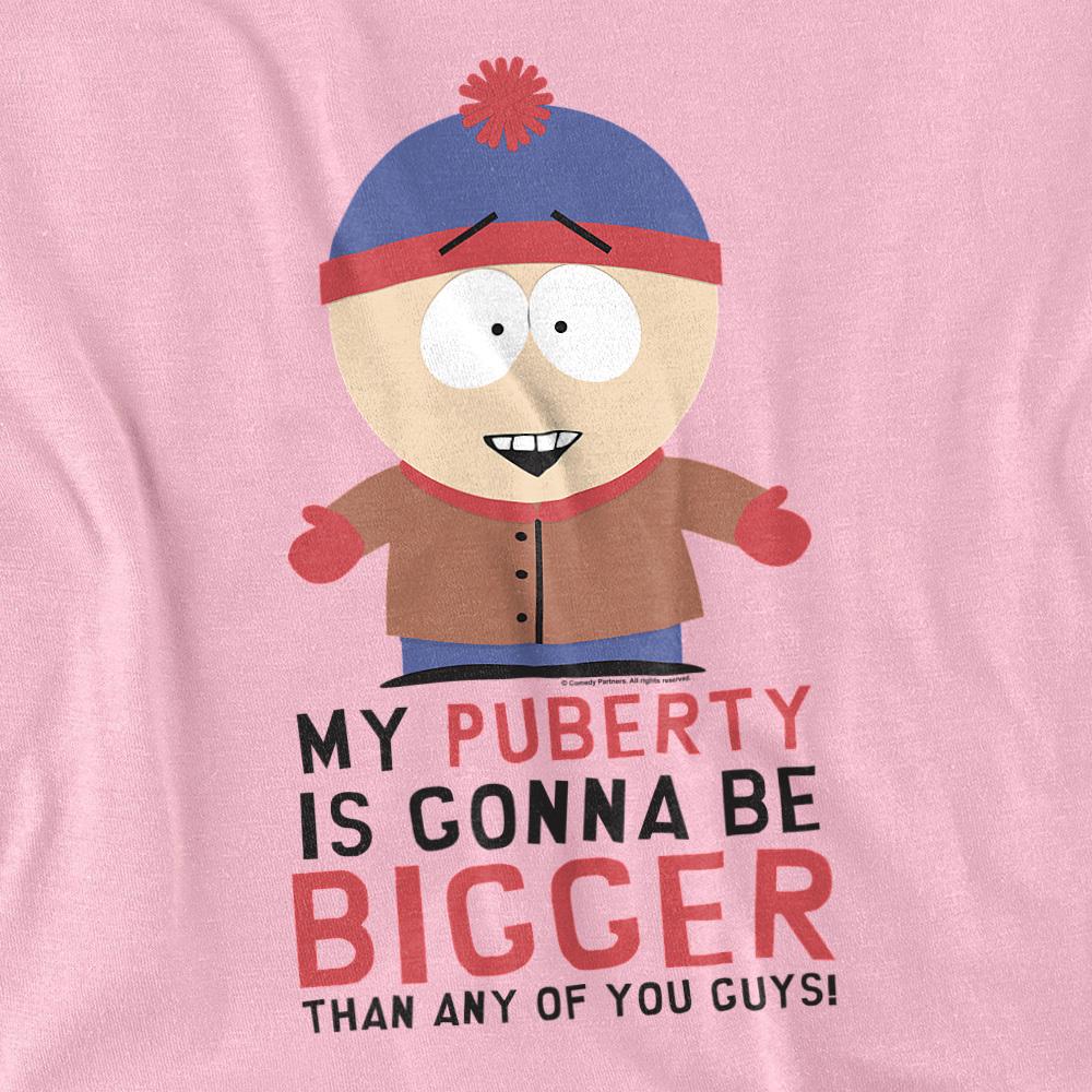 Pink - Side - South Park Unisex Adult Puberty T-Shirt