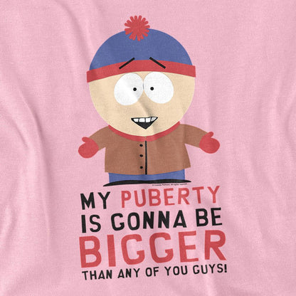 Pink - Side - South Park Unisex Adult Puberty T-Shirt