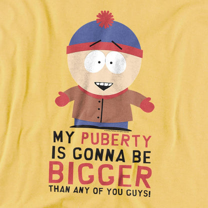 Banana Cream - Side - South Park Unisex Adult Puberty T-Shirt