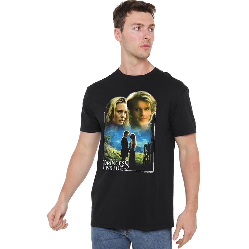 Black - Side - The Princess Bride Unisex Adult Buttercup & Westley T-Shirt