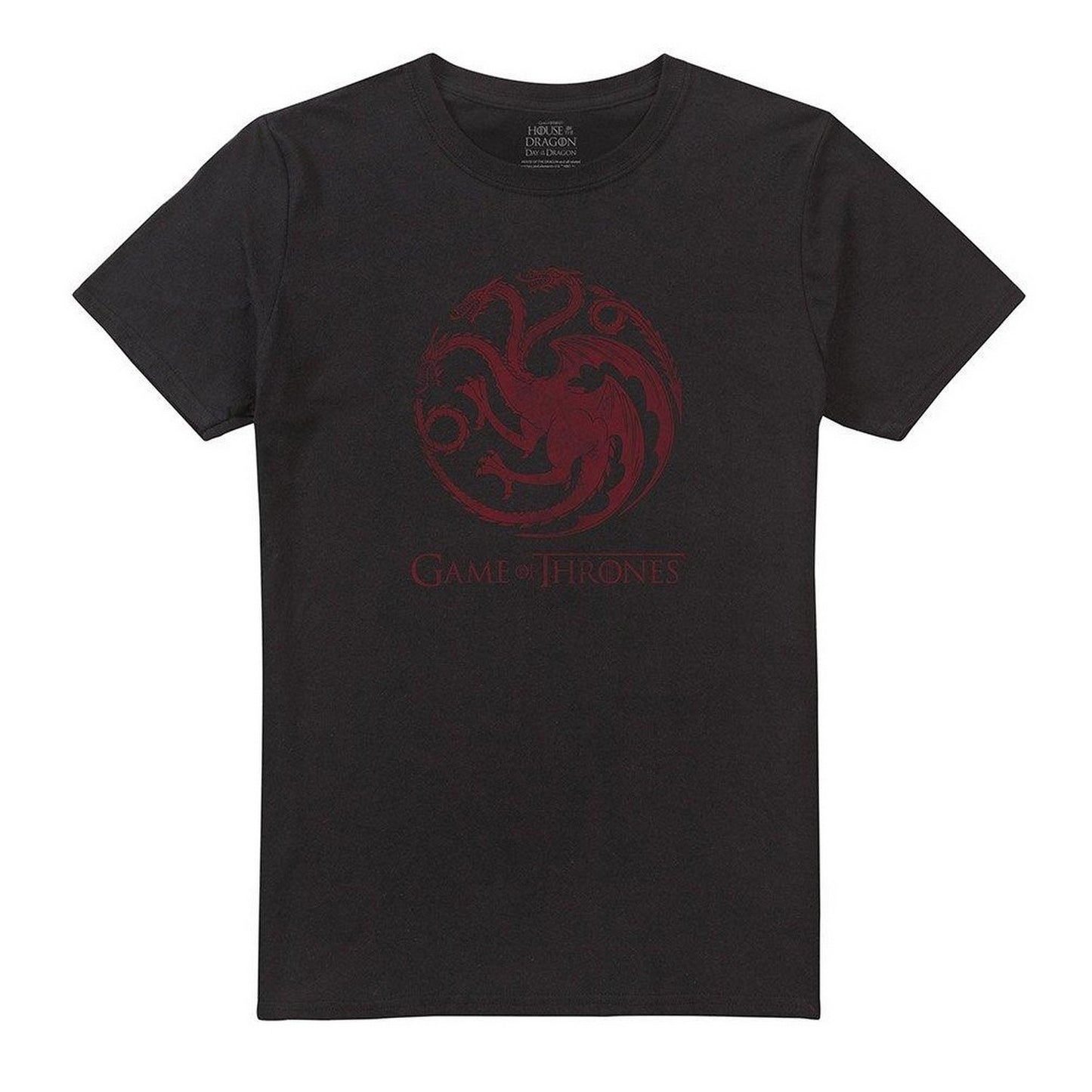 Black - Front - Game Of Thrones Mens Targaryen T-Shirt
