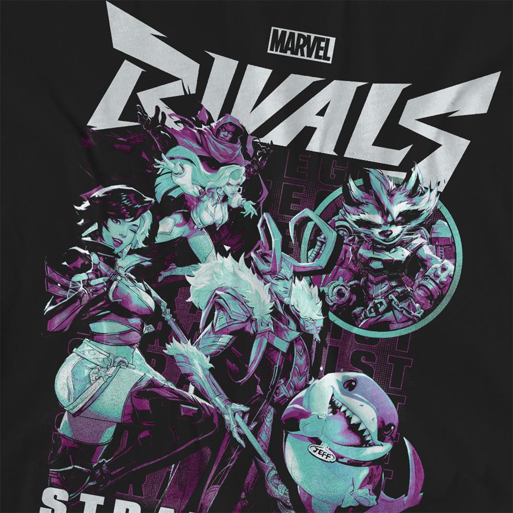 Black - Side - Marvel Rivals Womens-Ladies T-Shirt