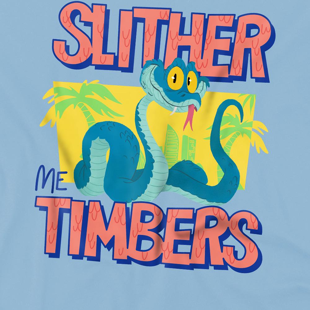 Light Blue - Side - Zootopia 2 Childrens-Kids Slither Gary De´Snake T-Shirt