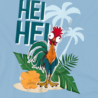 Light Blue - Side - Moana 2 Childrens-Kids Hei Hei Island Sweatshirt
