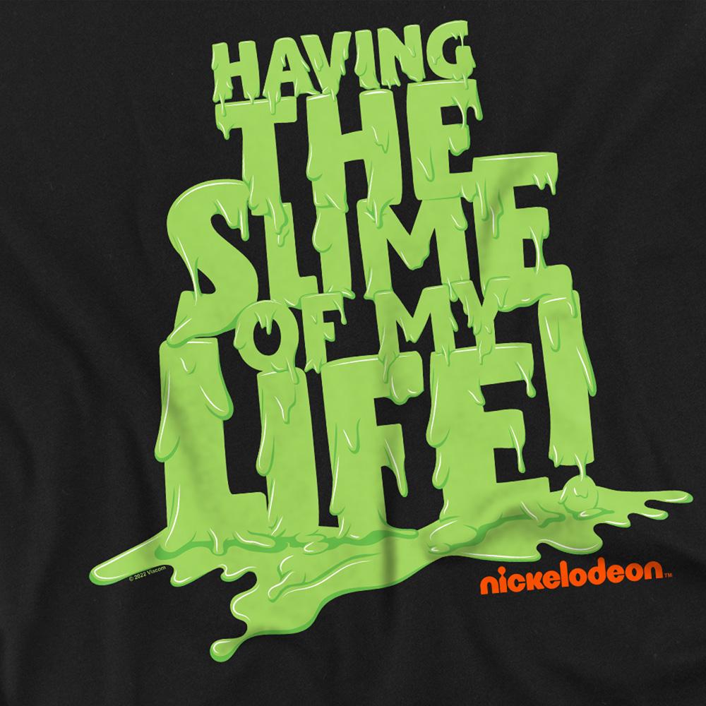 Black - Side - Nickelodeon Unisex Adult Having The Slime Of My Life T-Shirt