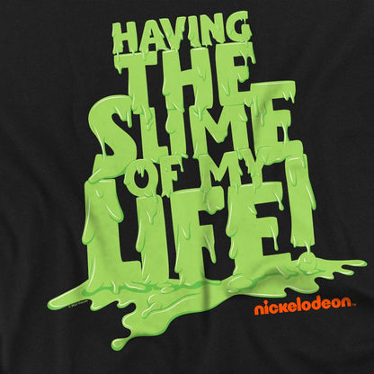 Black - Side - Nickelodeon Unisex Adult Having The Slime Of My Life T-Shirt