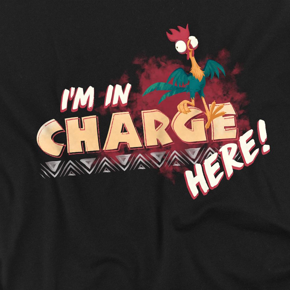 Black - Side - Moana Childrens-Kids I´m In Charge Sweatshirt