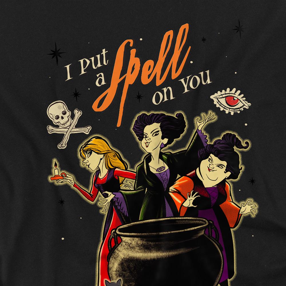 Black - Side - Hocus Pocus Childrens-Kids Witches Spell Sweatshirt