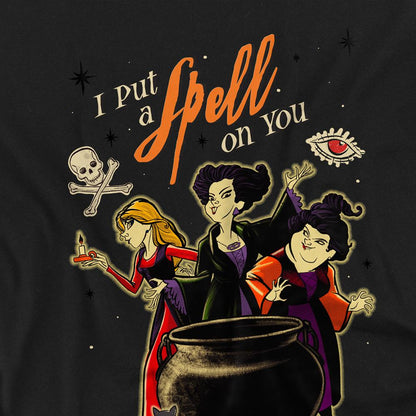 Black - Side - Hocus Pocus Childrens-Kids Witches Spell Sweatshirt