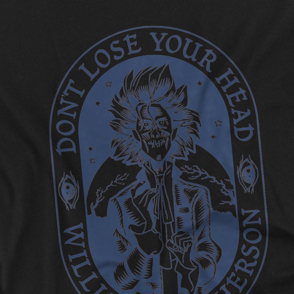 Black - Side - Hocus Pocus Childrens-Kids Don´t Lose Your Head William Butcherson Sweatshirt