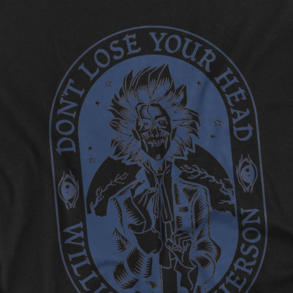 Black - Side - Hocus Pocus Childrens-Kids Don´t Lose Your Head William Butcherson Sweatshirt