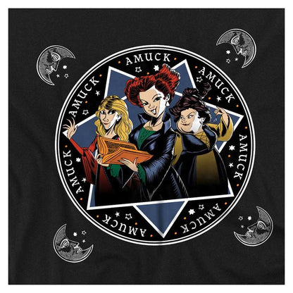 Black - Side - Hocus Pocus Childrens-Kids Amuck, Amuck, Amuck Sanderson Sisters Sweatshirt