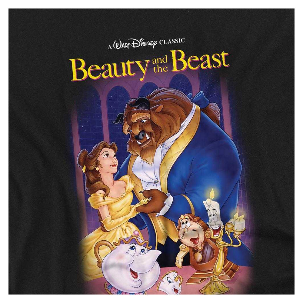 Black - Side - Beauty And The Beast Childrens-Kids Belle Beast Cover Sweatshirt