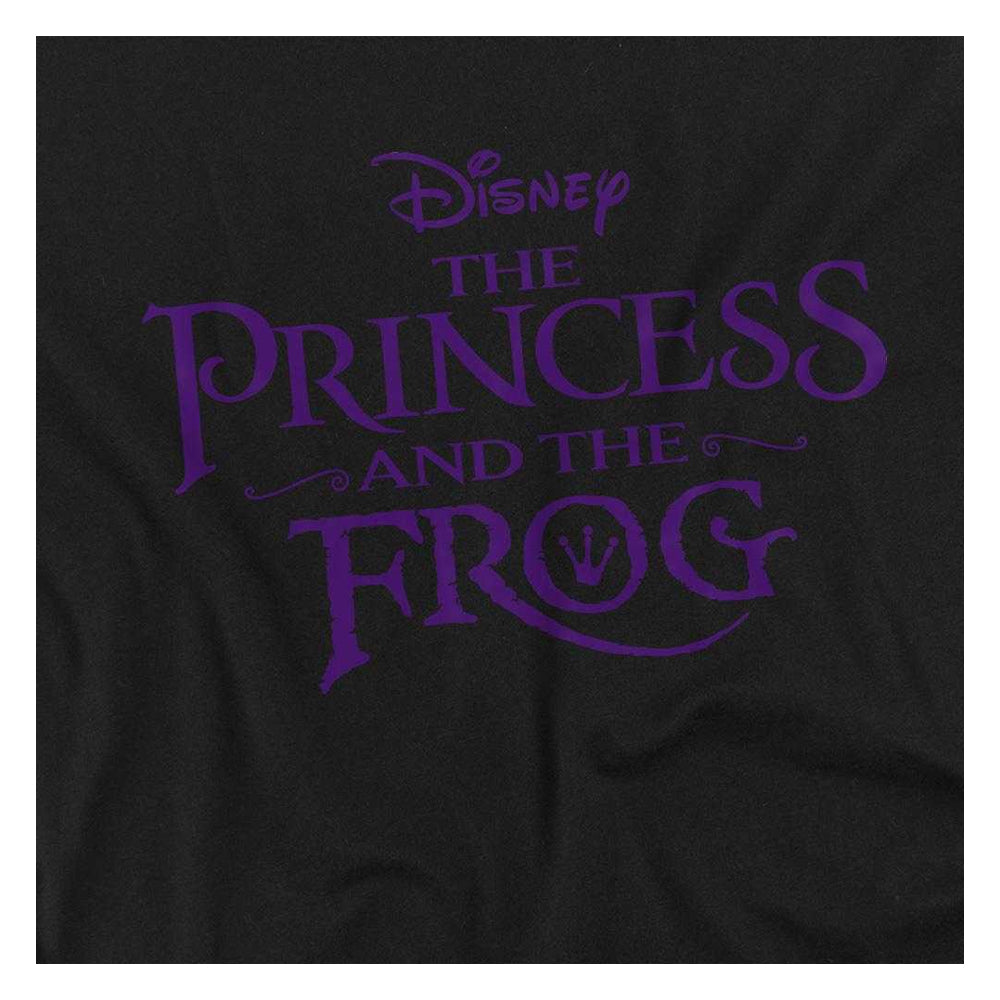 Black - Side - The Princess and the Frog Childrens-Kids Logo Sweatshirt