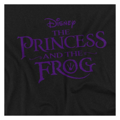 Black - Side - The Princess and the Frog Childrens-Kids Logo Sweatshirt