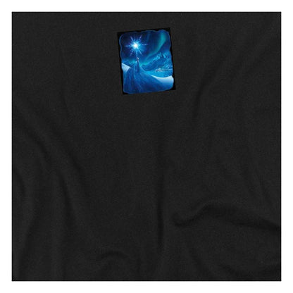 Black - Side - Frozen Childrens-Kids Elsa´s Magical Light Sweatshirt