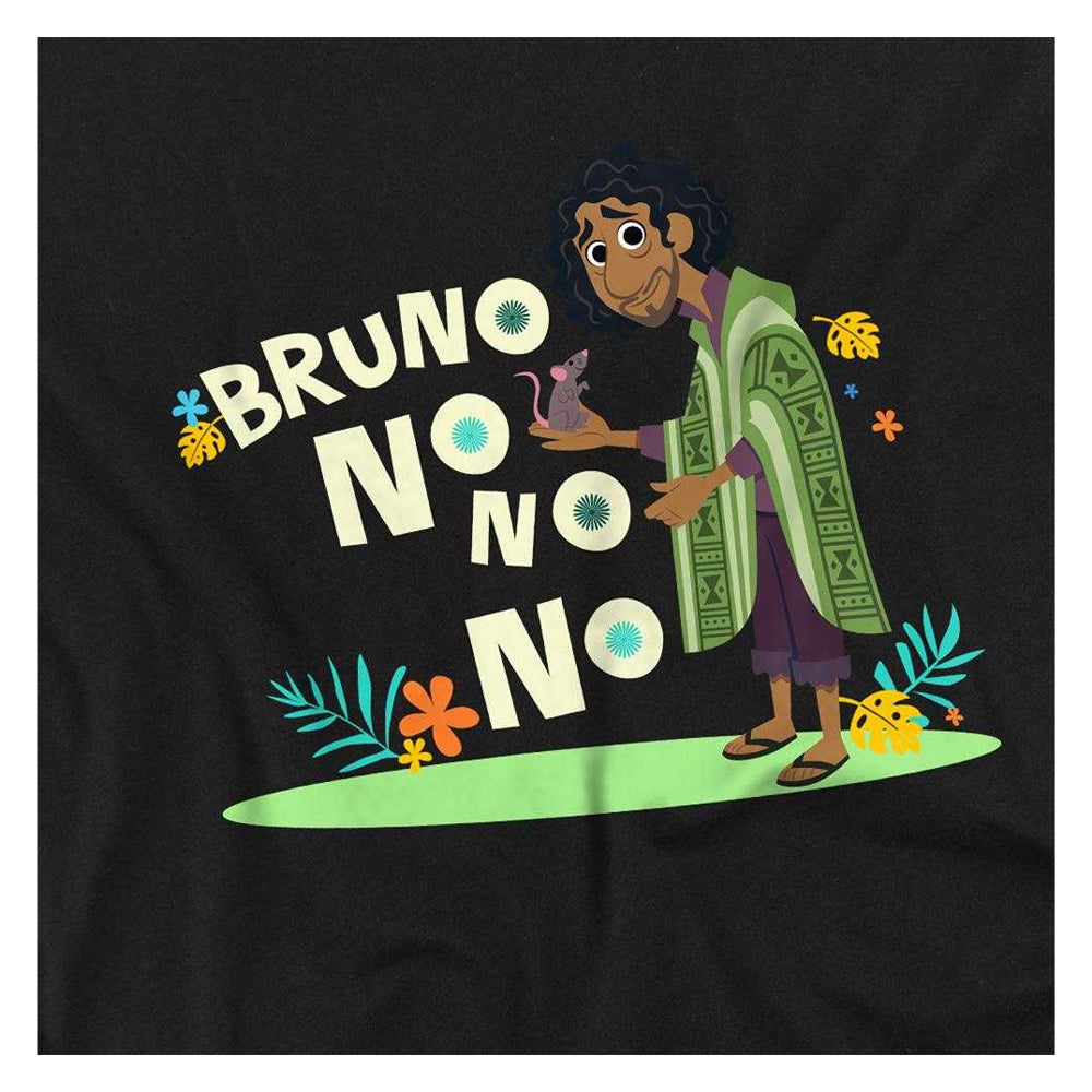 Black - Side - Encanto Childrens-Kids No, No, No Bruno Sweatshirt