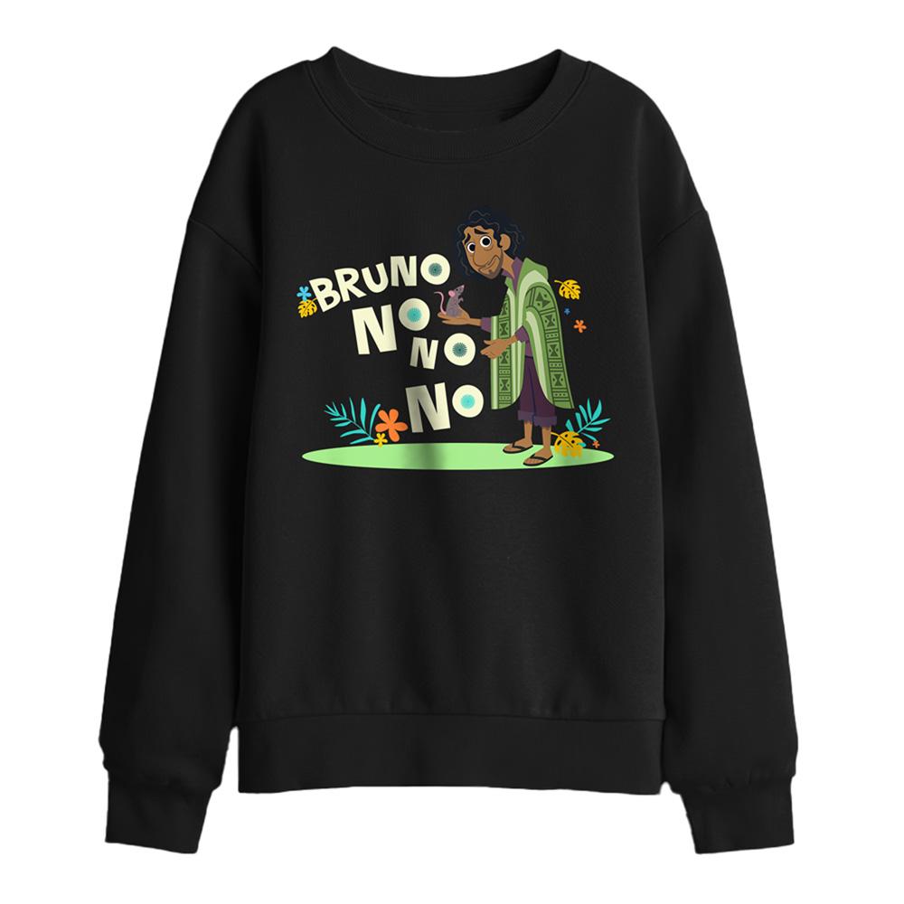 Black - Front - Encanto Childrens-Kids No, No, No Bruno Sweatshirt