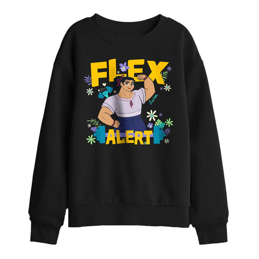 Black - Front - Encanto Childrens-Kids Flex Alert Luisa Sweatshirt