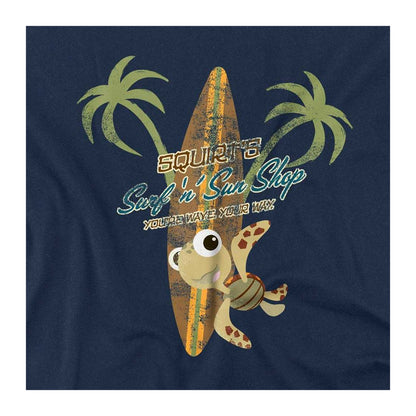Navy - Side - Finding Nemo Childrens-Kids Surf N Sun Shop Sweatshirt