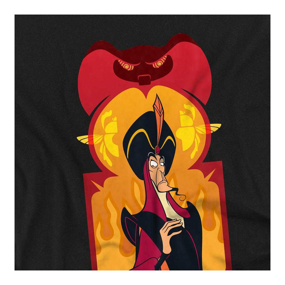 Black - Side - Aladdin Childrens-Kids The Evil Sorcerer Jafar Sweatshirt
