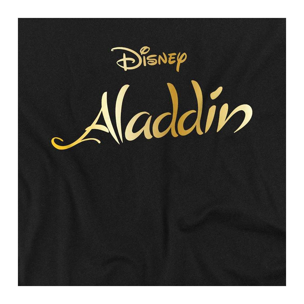 Black - Side - Aladdin Childrens-Kids Logo Sweatshirt