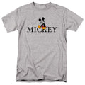 Sports Grey - Front - Disney Mens Classic Sitting Mickey Mouse T-Shirt