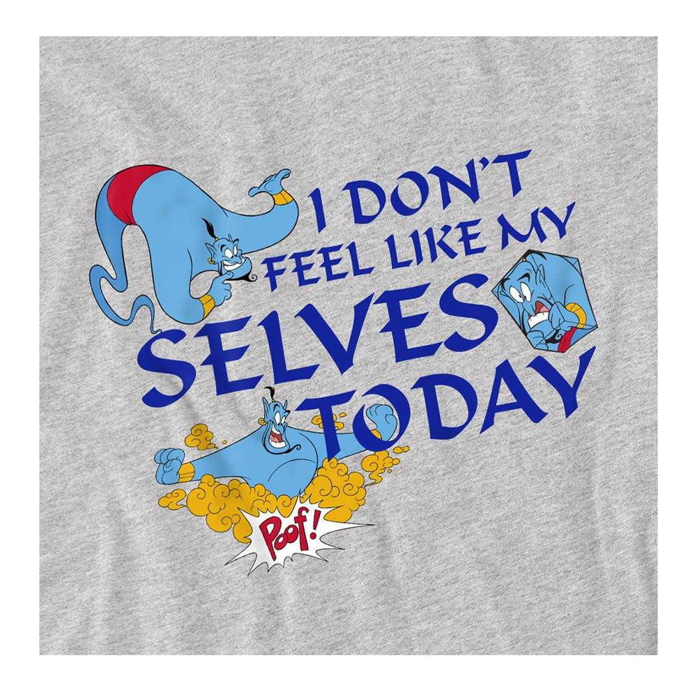 Athletic Heather - Side - Aladdin Childrens-Kids I Don´t Feel Like My Selves Today Genie Sweatshirt