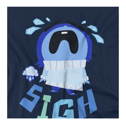 Navy - Side - Inside Out 2 Childrens-Kids Sadness Sweatshirt