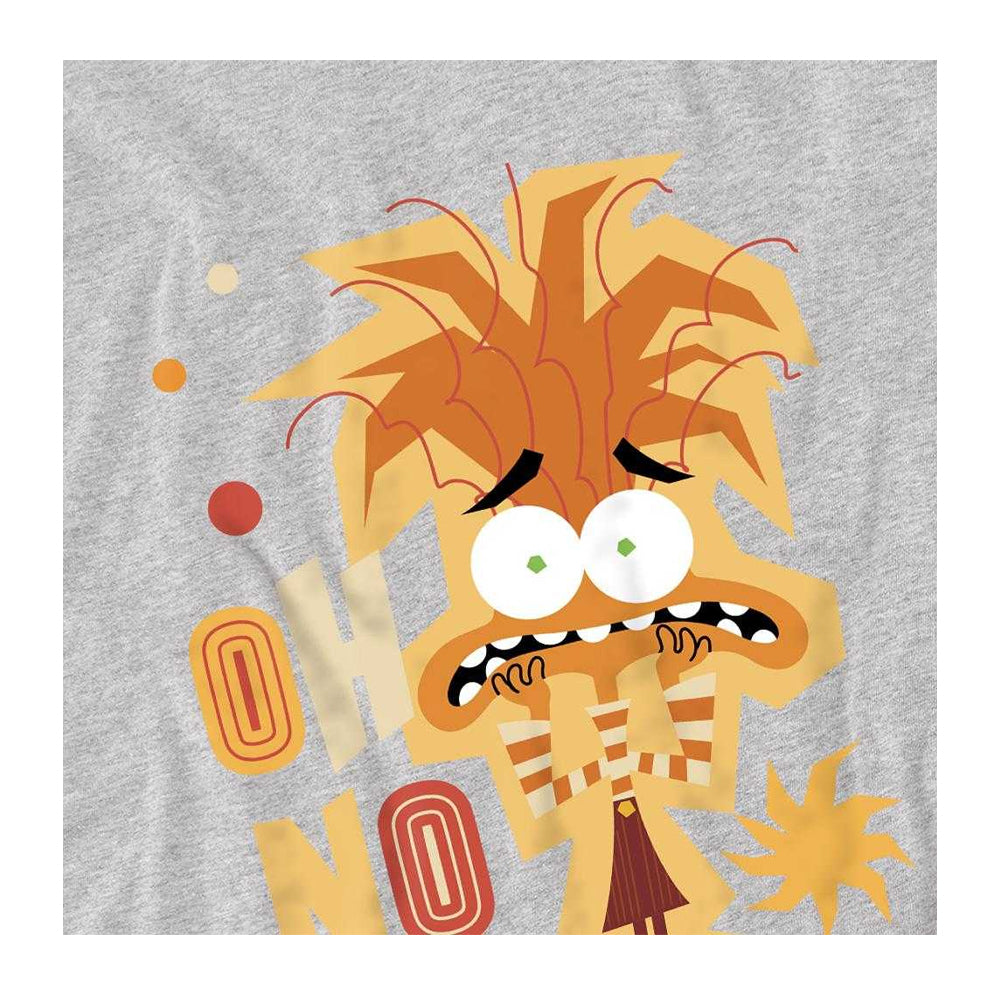 Athletic Heather - Side - Inside Out 2 Childrens-Kids Anxiety Sweatshirt