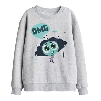 Athletic Heather - Front - Inside Out 2 Childrens-Kids Envy Sweatshirt