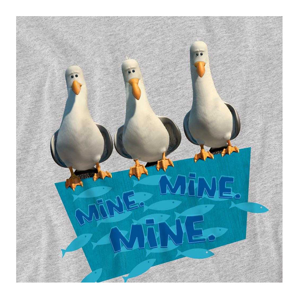 Athletic Heather - Side - Finding Nemo Childrens-Kids Mine Mine Mine Sweatshirt