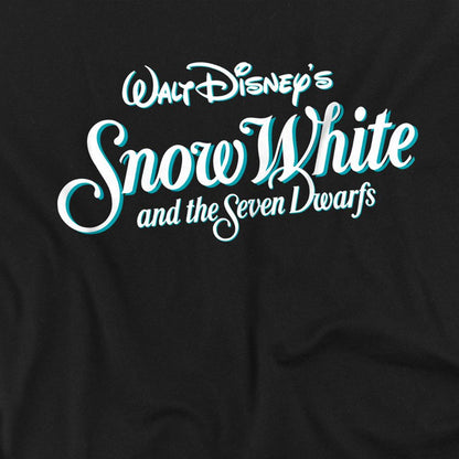 Black - Side - Snow White And The Seven Dwarfs Childrens-Kids Logo Sweatshirt