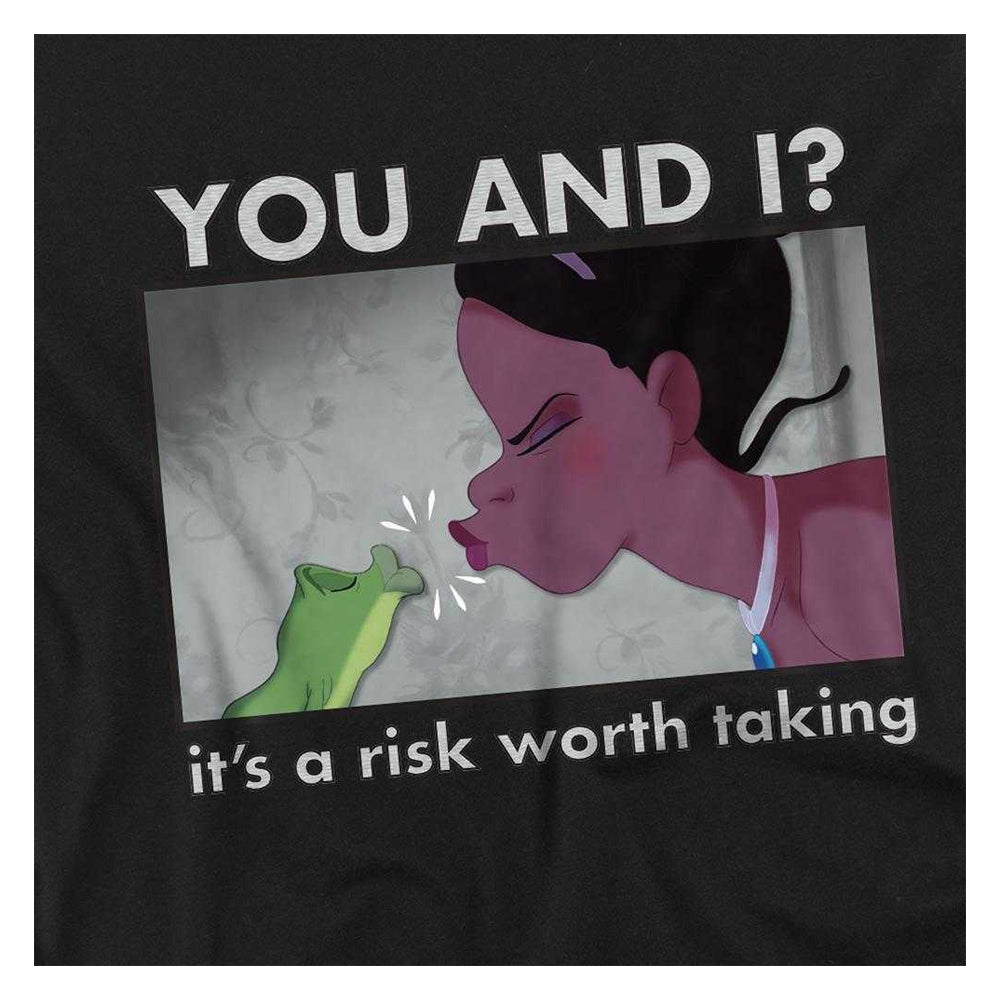 Black - Side - The Princess and the Frog Childrens-Kids A Risk Worth Taking Tiana Sweatshirt