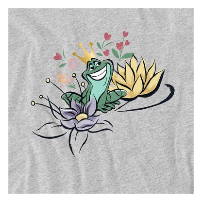 Athletic Heather - Side - The Princess and the Frog Childrens-Kids Prince Naveen Sweatshirt