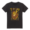 Black - Front - The Lion King Mens Top Dad T-Shirt