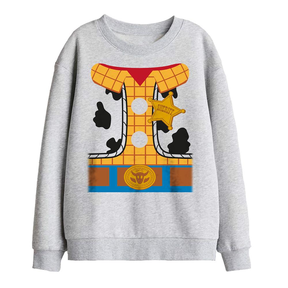 Athletic Heather - Front - Toy Story Childrens-Kids Woody Costume Sweatshirt