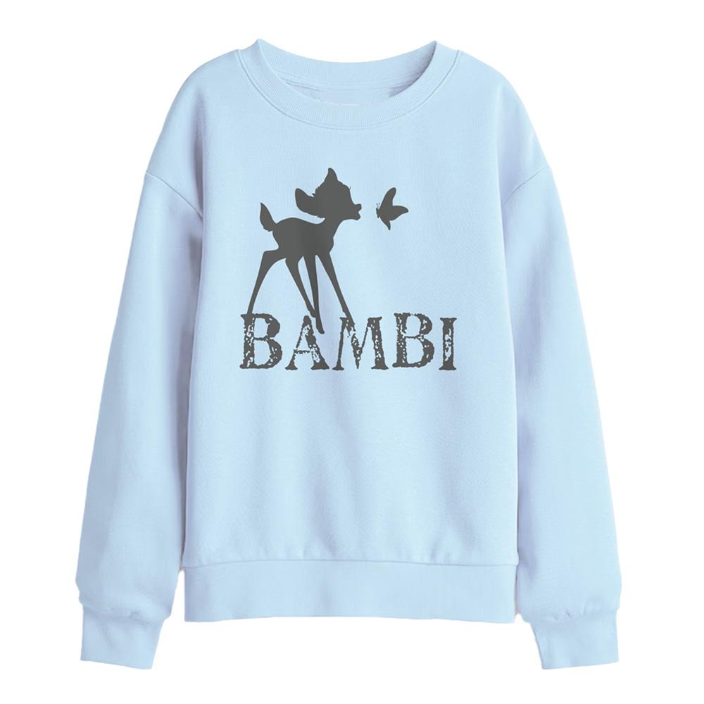 Light Blue - Front - Bambi Childrens-Kids Silhouette Sweatshirt