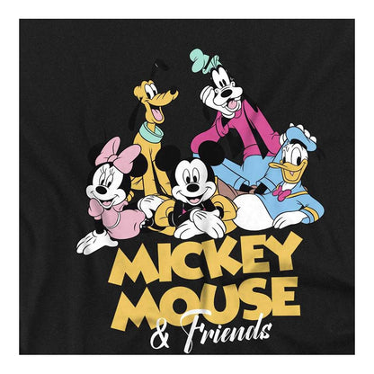 Black - Side - Disney Childrens-Kids Mickey Mouse & Friends Sweatshirt